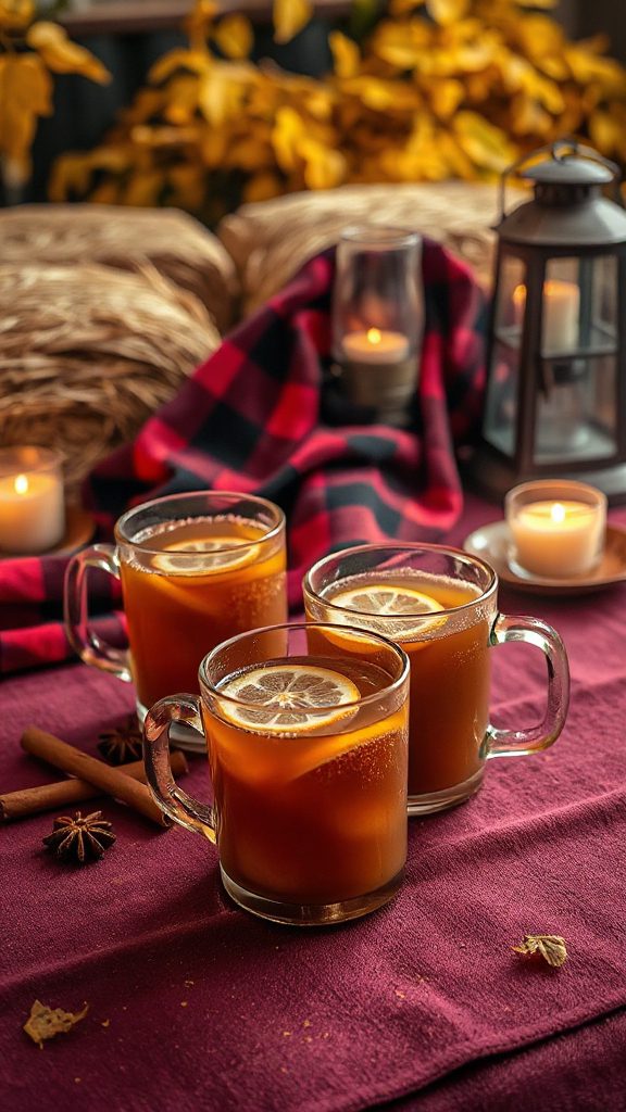 cozy autumn whiskey cocktail