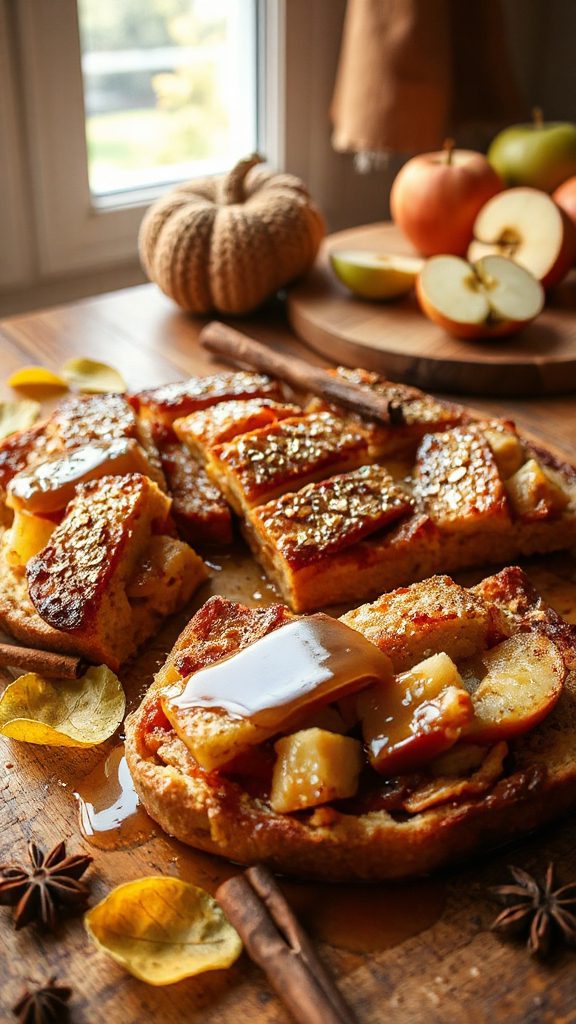 cozy baked apple delicacy