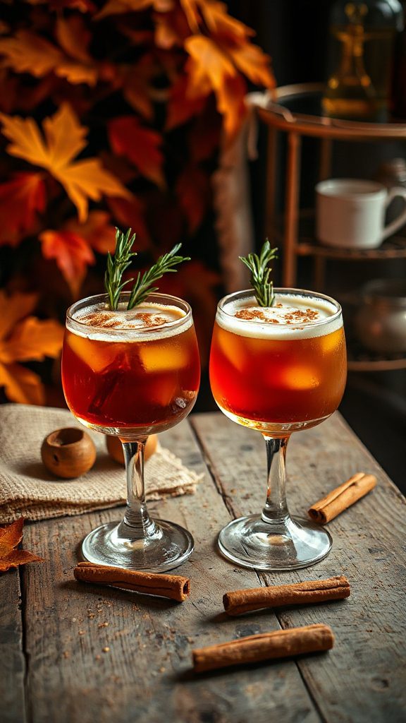 cozy bourbon coffee cocktail