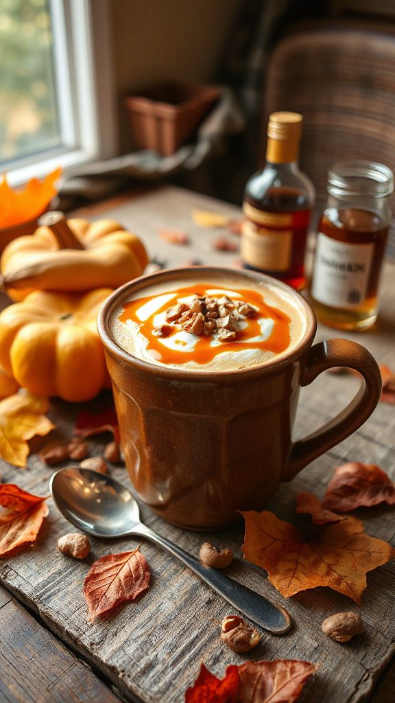 cozy butternut squash latte