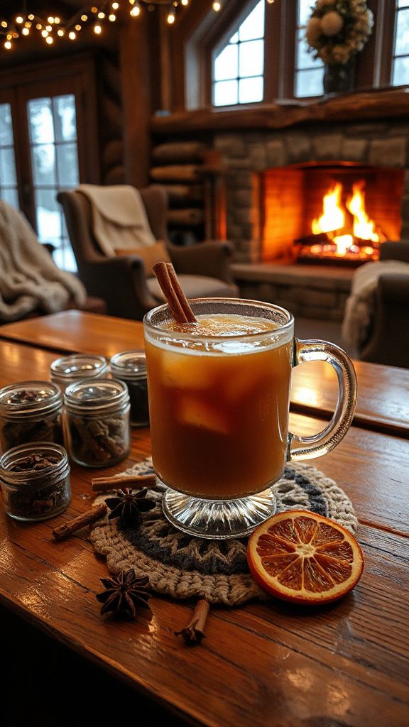 cozy chai spiced cocktail