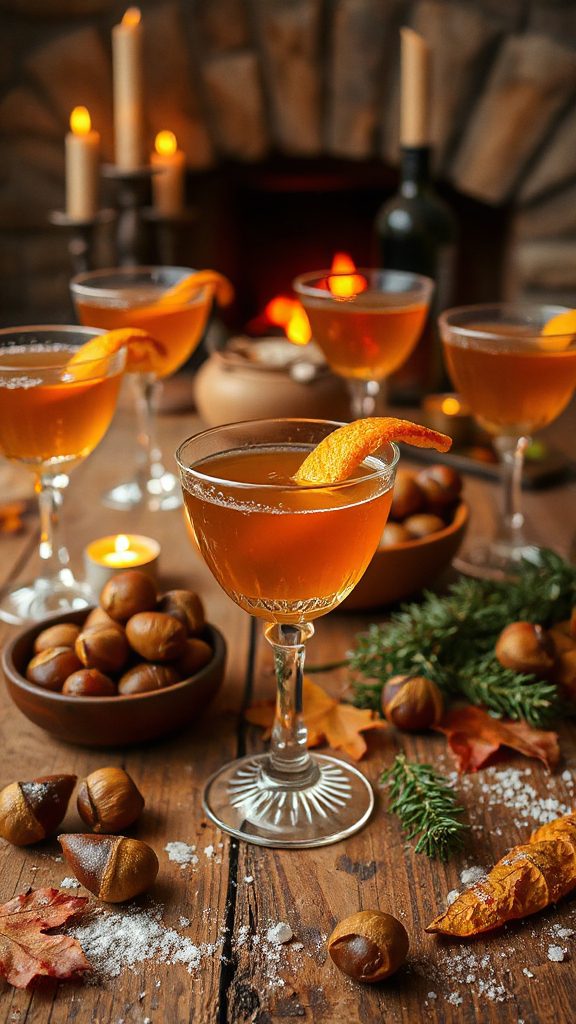 cozy chestnut bourbon cocktail cozy chestnut bourbon cocktail