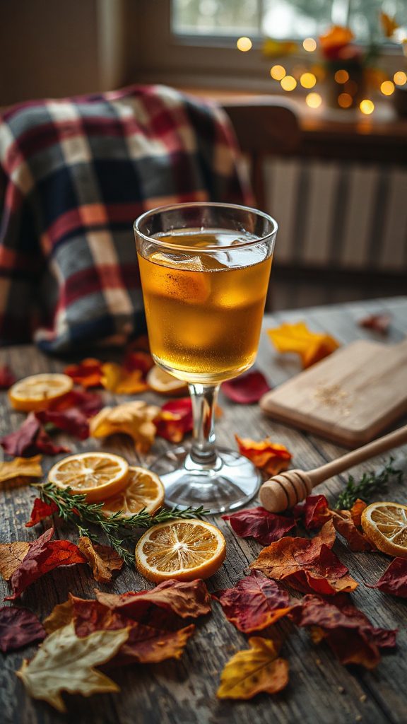 cozy fall beverage serving suggestions
