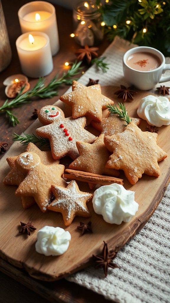 cozy holiday spice cookies
