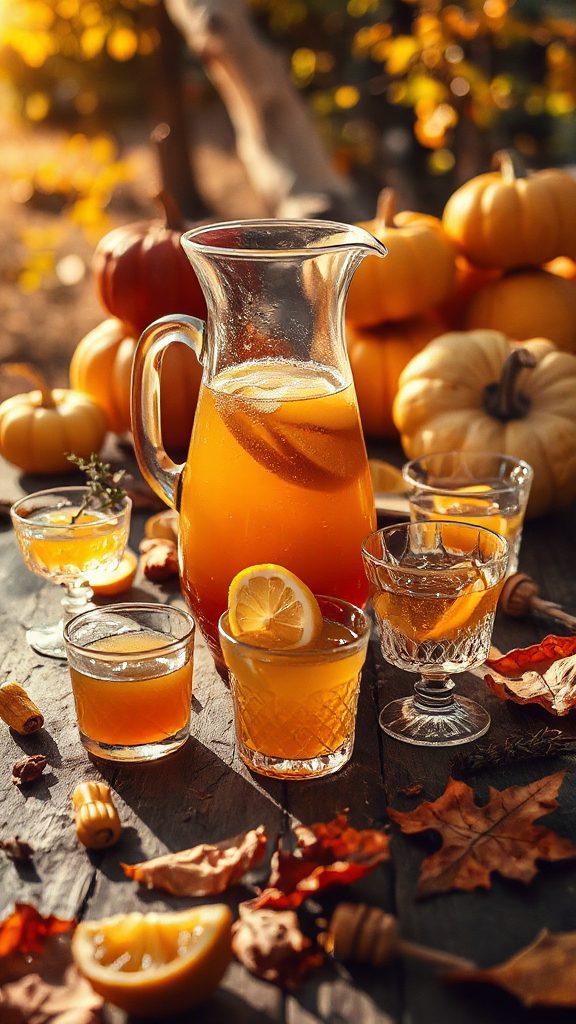 cozy honey lemon vodka tea