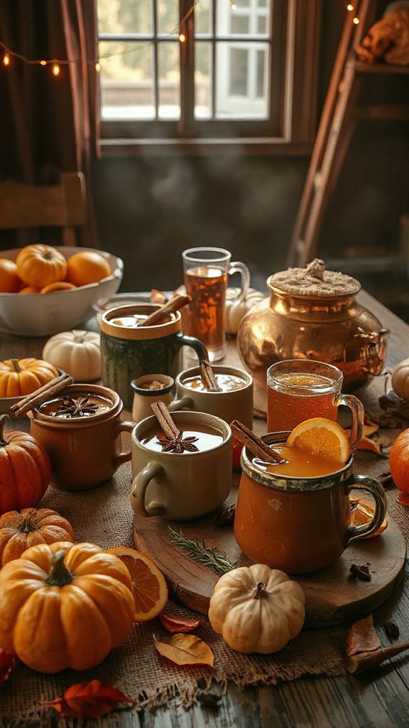 cozy pumpkin spice cider