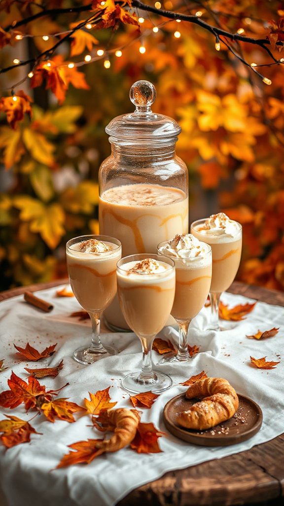 cozy pumpkin spice cocktail