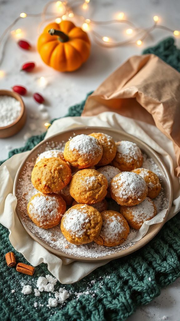 cozy pumpkin spice cookies