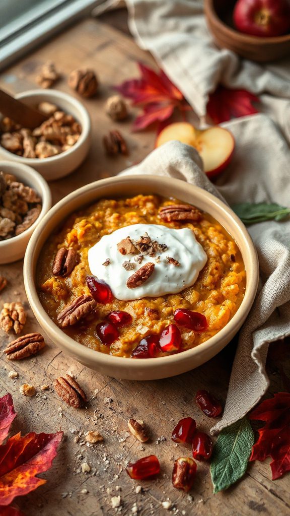 cozy pumpkin spice oatmeal cozy pumpkin spice oatmeal