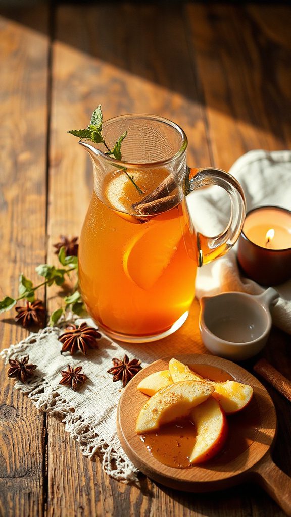 cozy spiced apple cider