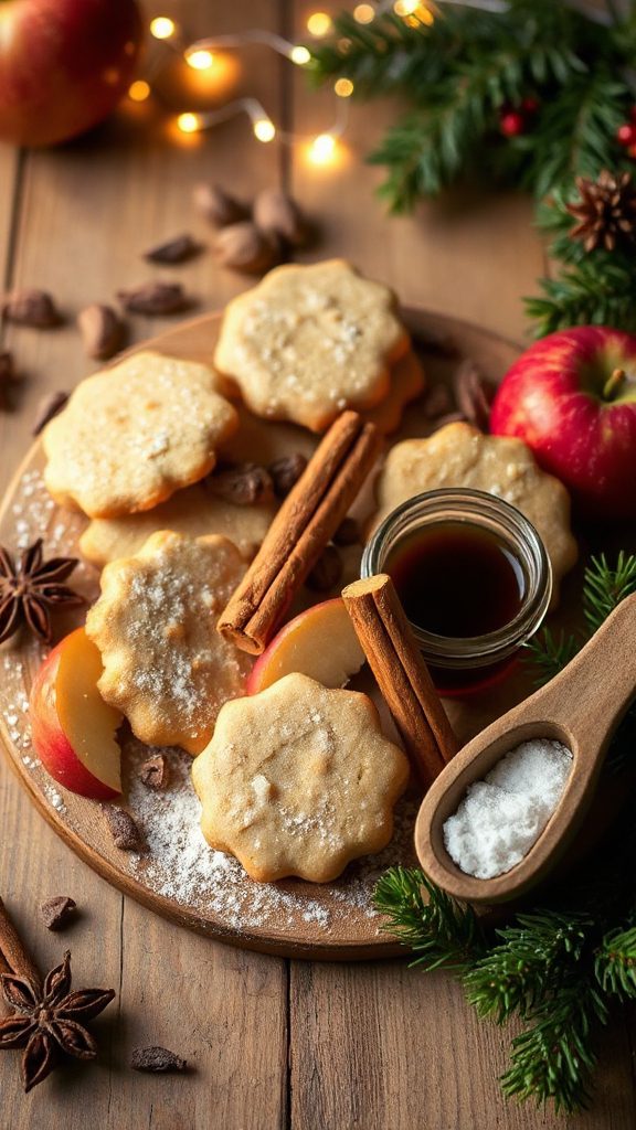 cozy spiced apple cider cookies