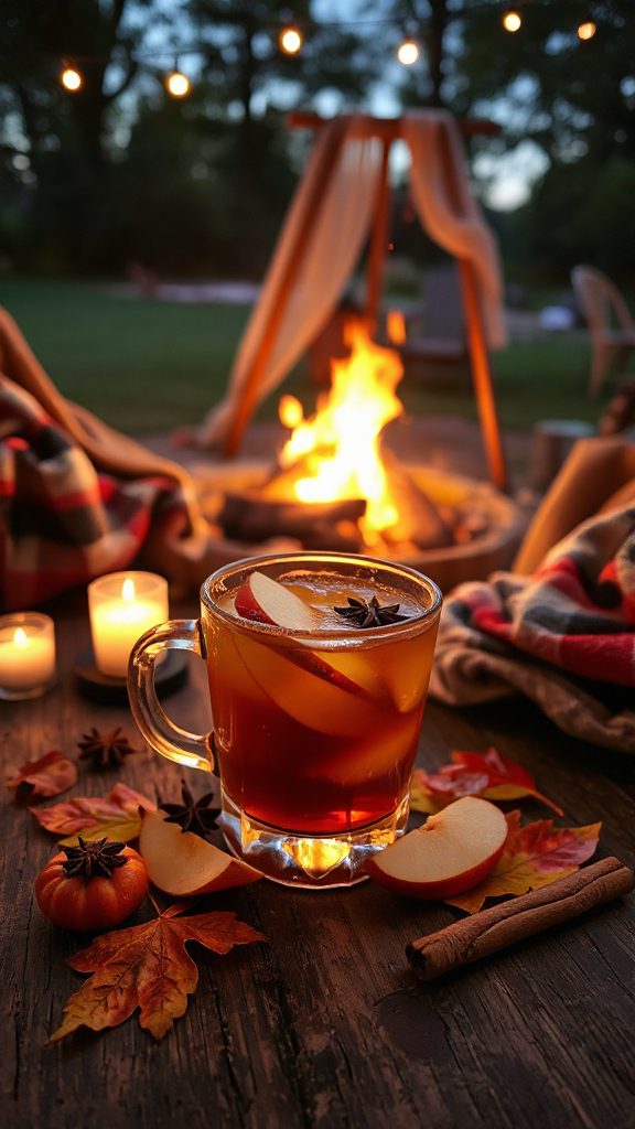 cozy spiced apple cider