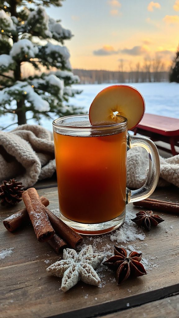 cozy spiced apple cider