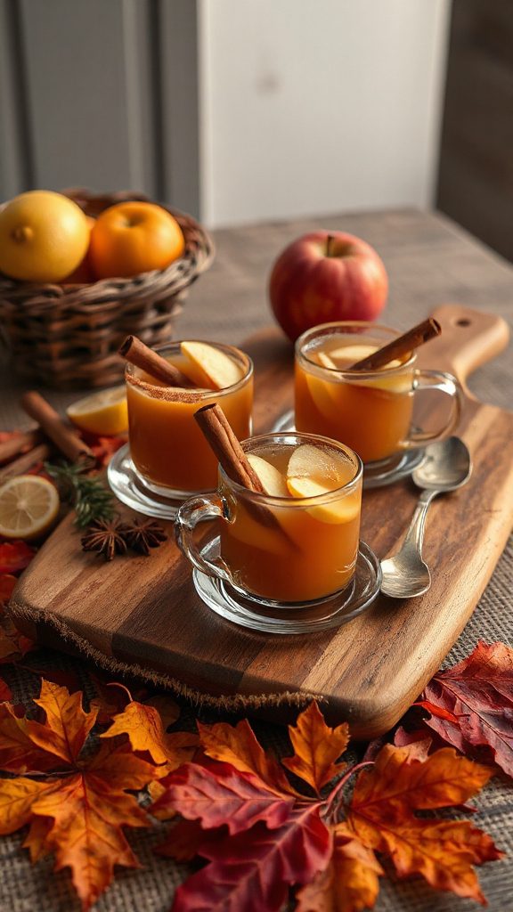 cozy spiced apple cocktail