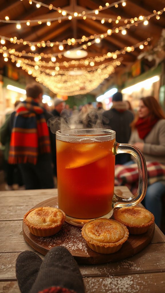cozy spiced apple cocktail