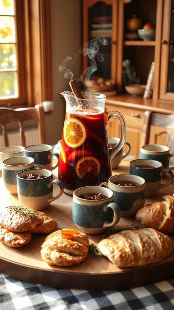 cozy spiced autumn beverage