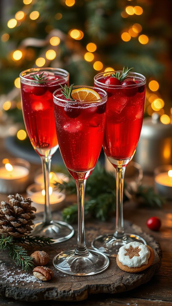 cozy spiced cranberry punch