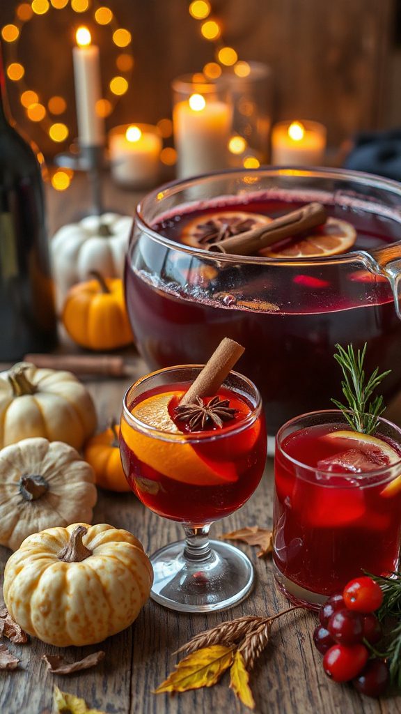cozy spiced festive beverage