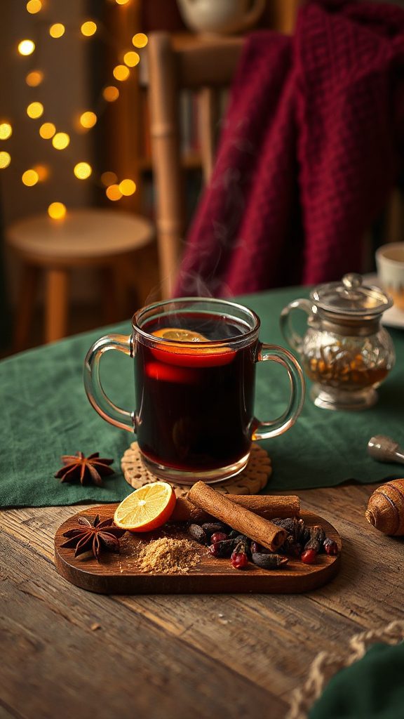 cozy spiced honeyed mulled wine cozy spiced honeyed mulled wine