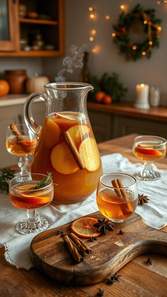 cozy spiked apple cider