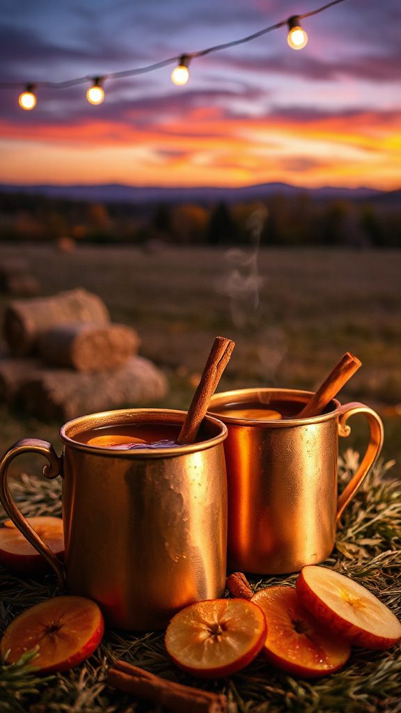 cozy warm bourbon cocktail