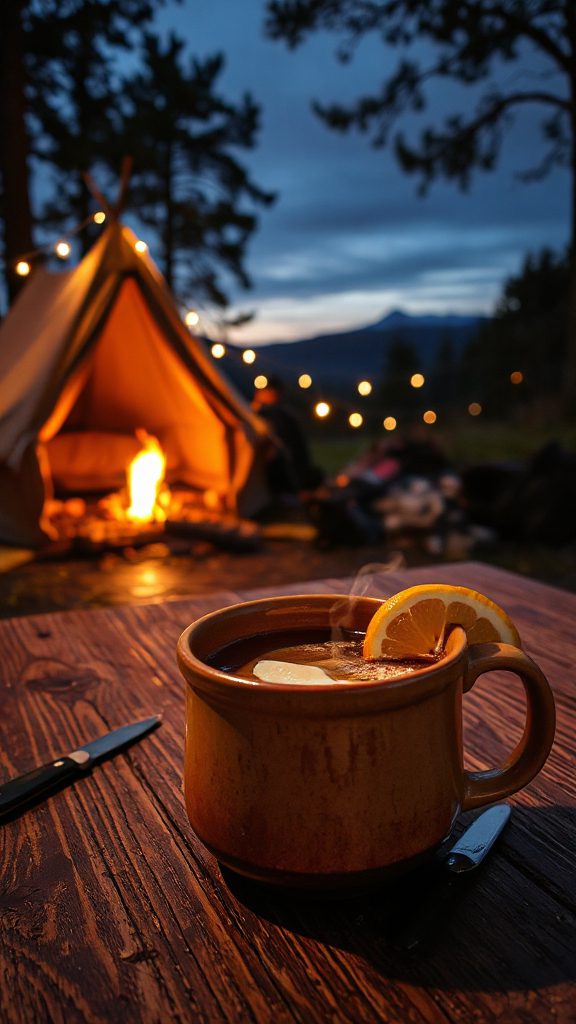 cozy warm rum cocktail cozy warm rum cocktail