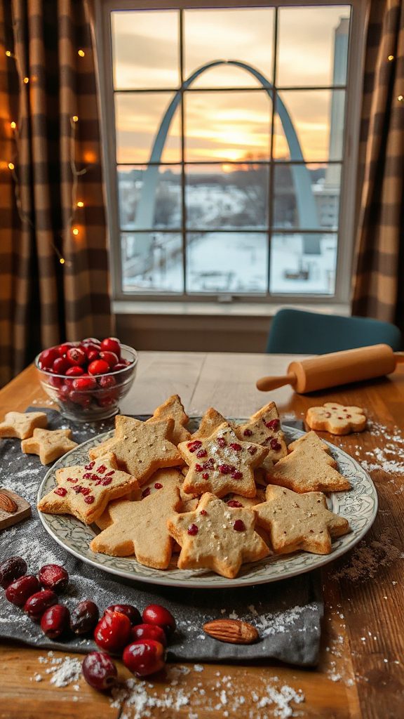 cranberry almond shortbread delight
