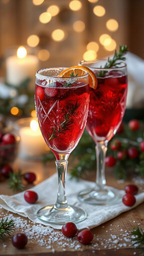 cranberry and pine cocktail