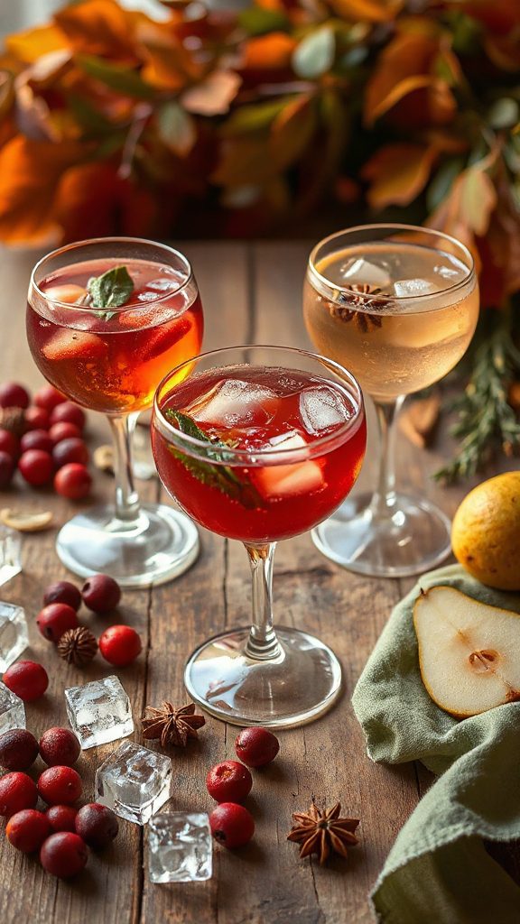 cranberry and sage cocktail