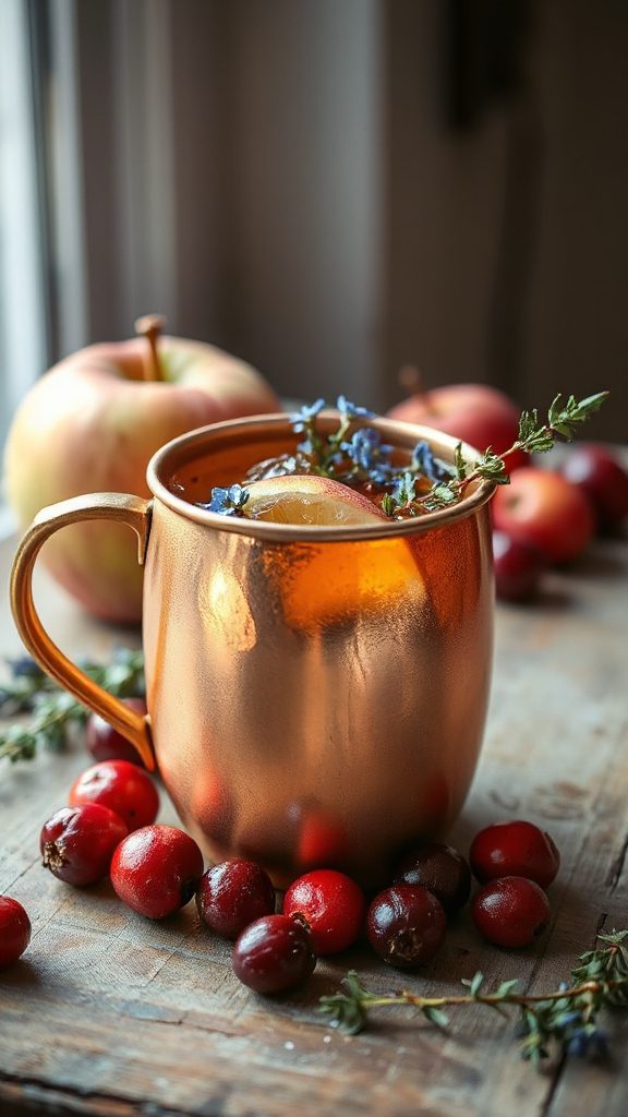cranberry apple mule cocktail recipe