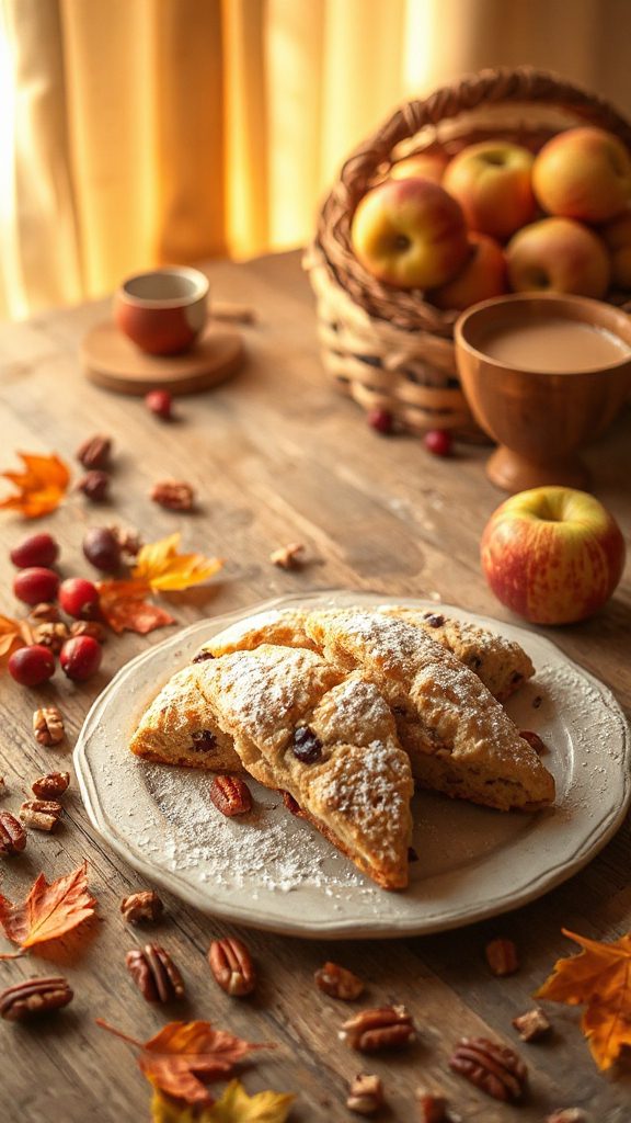 cranberry apple pecan scones
