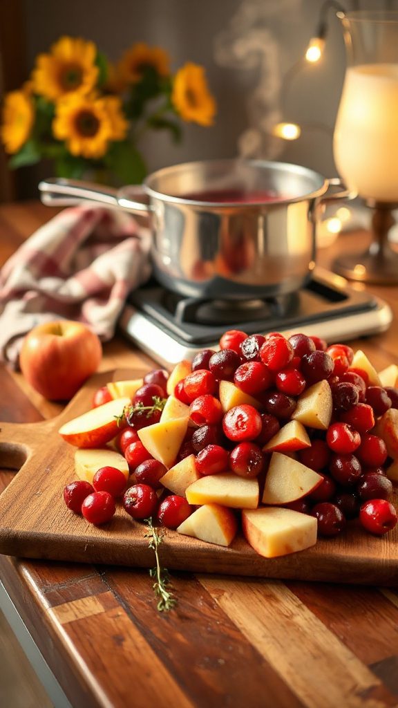 cranberry apple sauce recipe