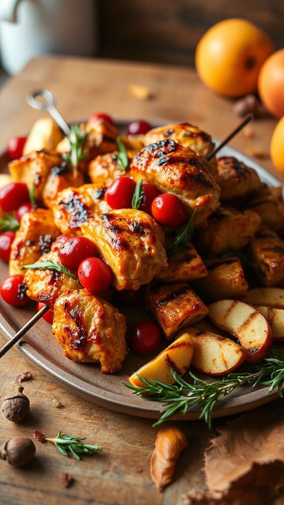 cranberry apple skewers recipe