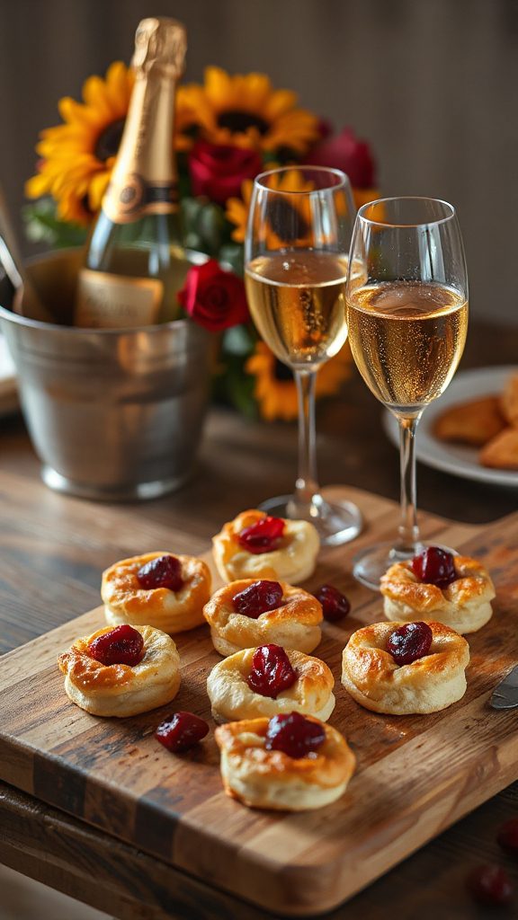 cranberry cheese pastry bites