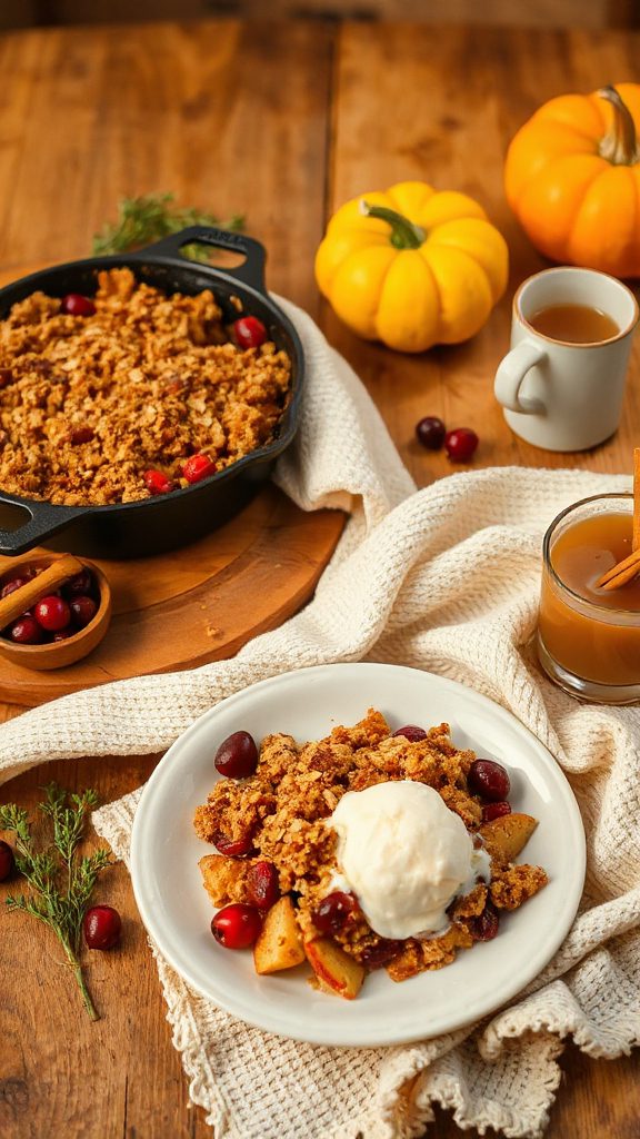 cranberry cinnamon apple crisp recipe