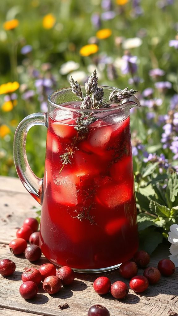 cranberry clover herbal infusion cranberry clover herbal infusion