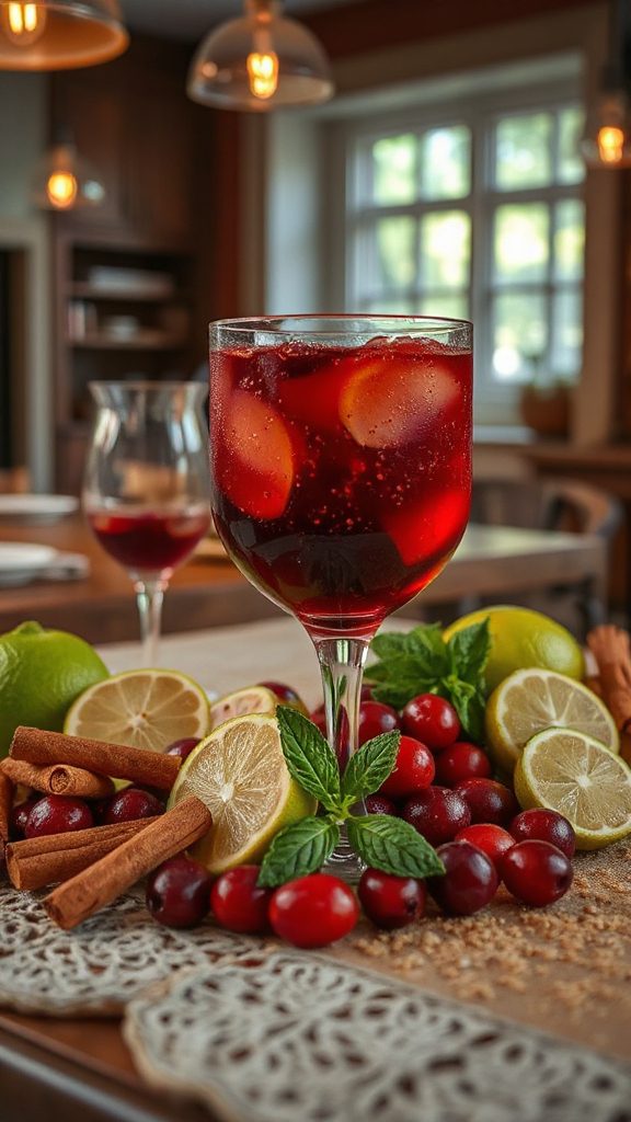 cranberry ginger lime spritzer cranberry ginger lime spritzer
