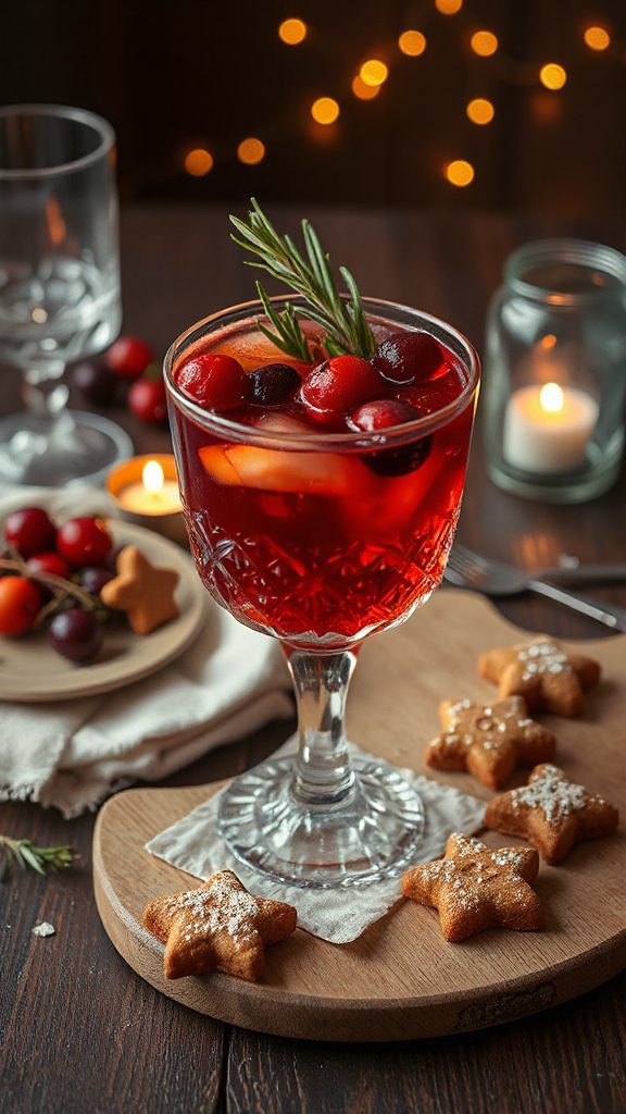 cranberry gingerbread holiday cocktail cranberry gingerbread holiday cocktail