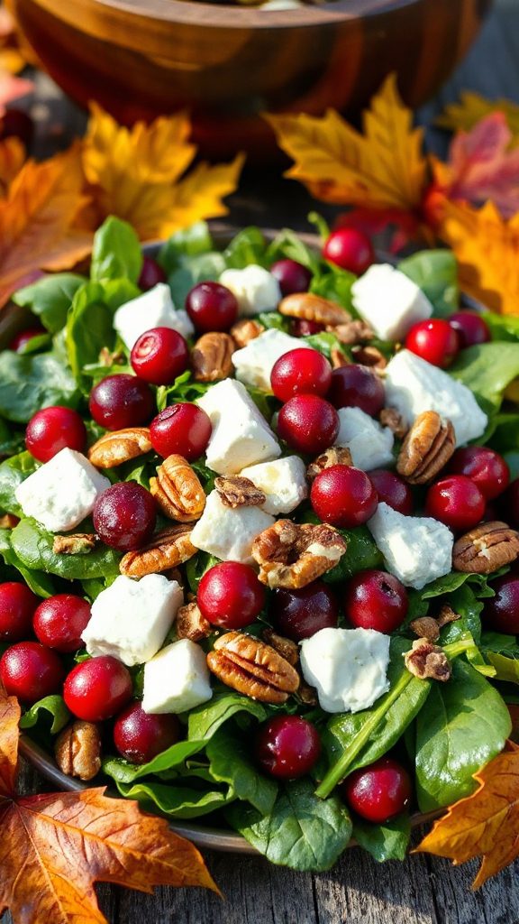 cranberry goat cheese salad