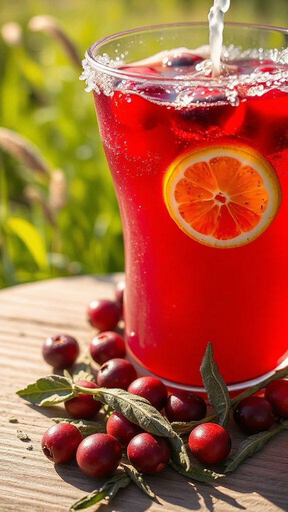 cranberry herbal punch recipe cranberry herbal punch recipe