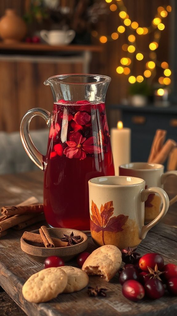 cranberry hibiscus spiced cider