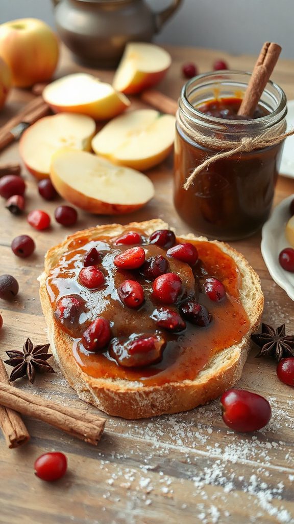 cranberry infused apple butter cranberry infused apple butter