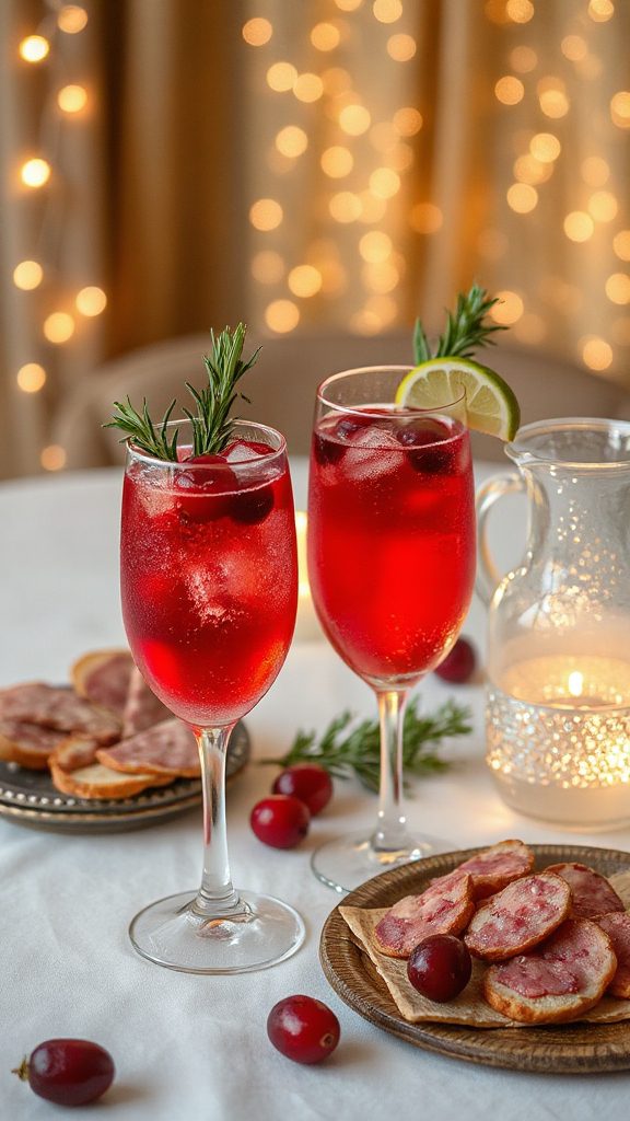 cranberry infused refreshing cocktail