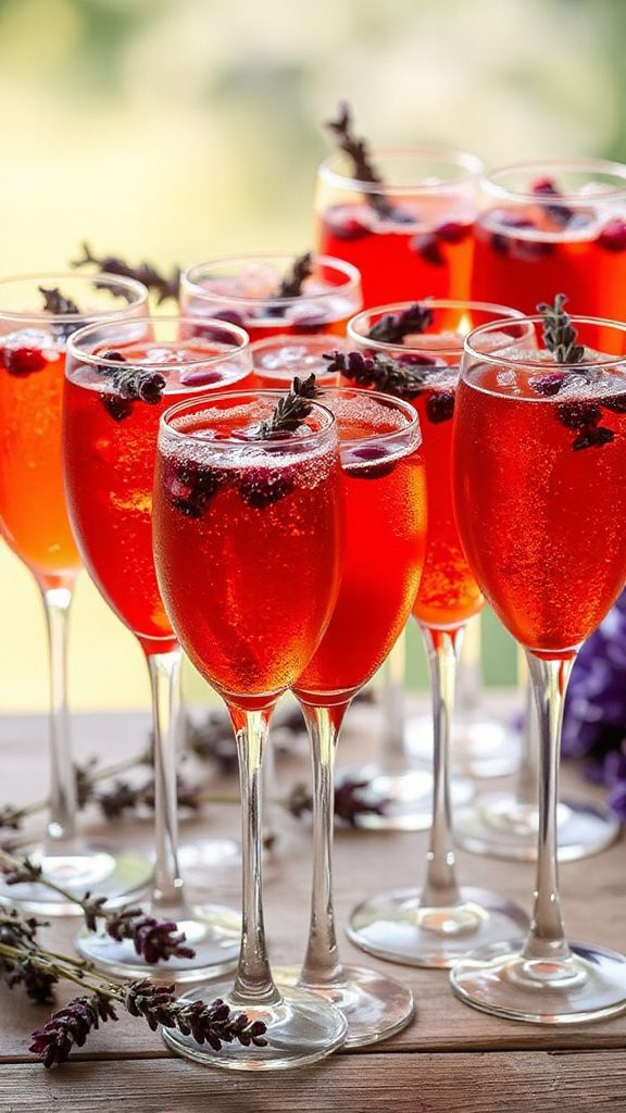 cranberry lavender mimosa recipe