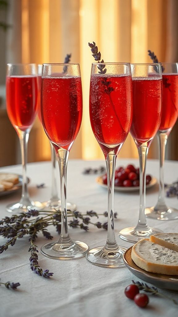 cranberry lavender sparkling cocktail cranberry lavender sparkling cocktail