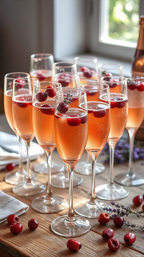 cranberry lavender sparkling mimosa cranberry lavender sparkling mimosa