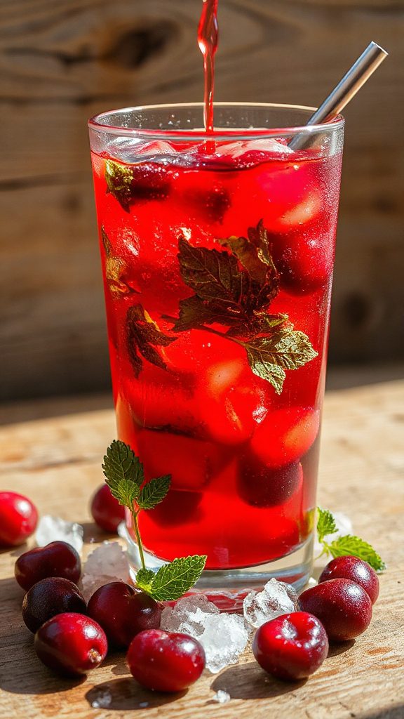 cranberry nettle revitalizing shrub