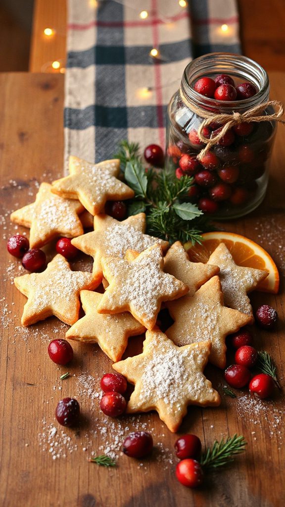 cranberry orange buttery cookies
