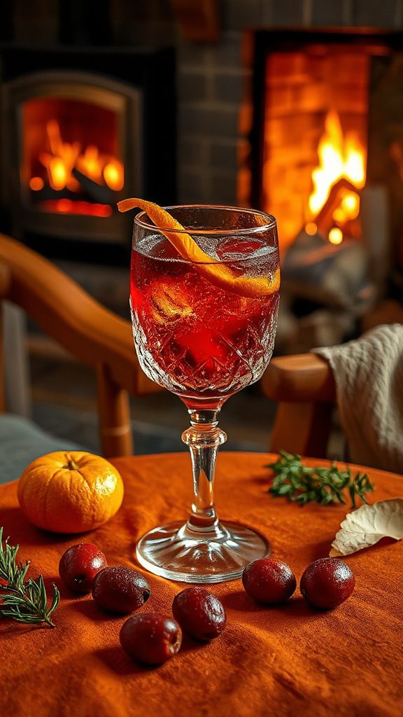 cranberry orange cognac cocktail