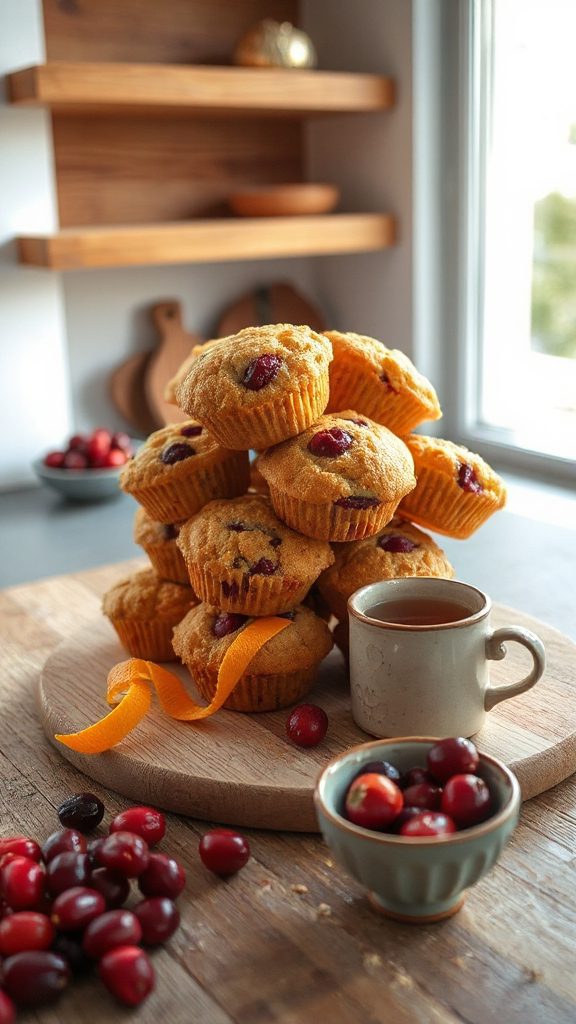 cranberry orange muffins recipe
